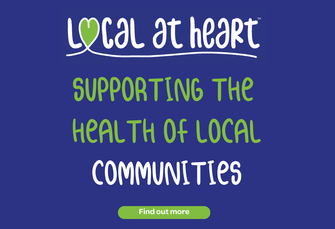 supporting the health of local communities banner